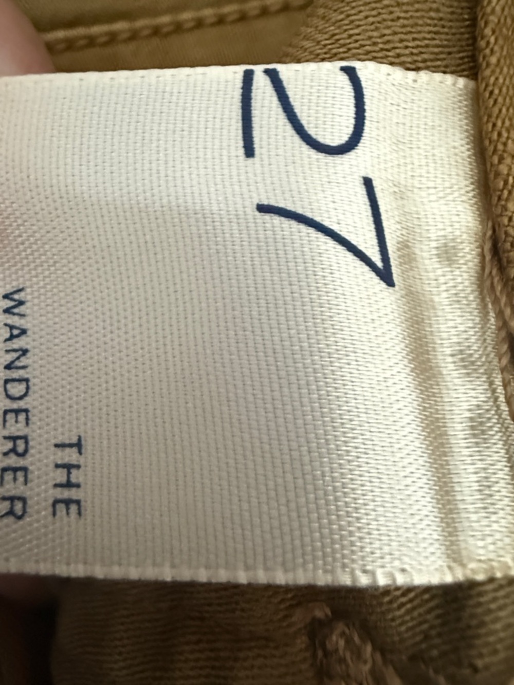Anthropologie Pilcro The Wanderer Low Rise Brown Khaki Utility Straight Pants 27 - Picture 11 of 13